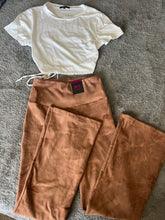 Load image into Gallery viewer, Fleece flare pants
