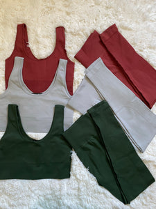 Seamless leggings sets (3 colors)